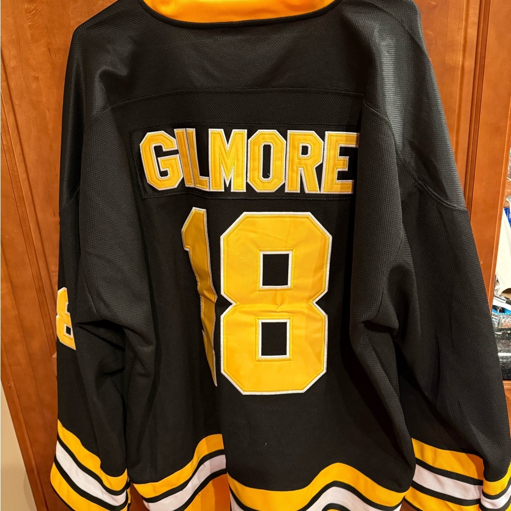 Black and Yellow Hockey Jersey